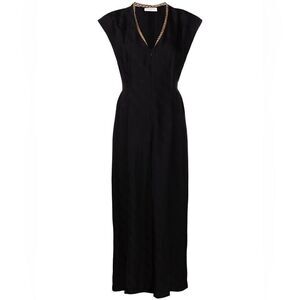 RARE Sandro Paris - Gaia wide leg Jumpsuit Black